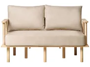 Sofa 2 Seater ASKER Fabric Beige_932553