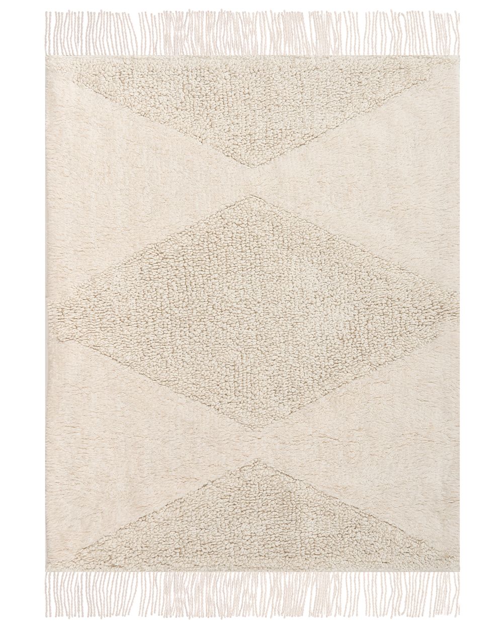 Lastenmatto KHONOMA Vaaleanbeige 140 x 200 cm Puuvilla