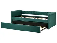 Trundle Bed Fabric LIBOURNE 90 x 200 cm (EU Single) Dark Green_729674