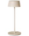 Trådløs LED-bordlampe GUDER Med dimmer Metall Beige