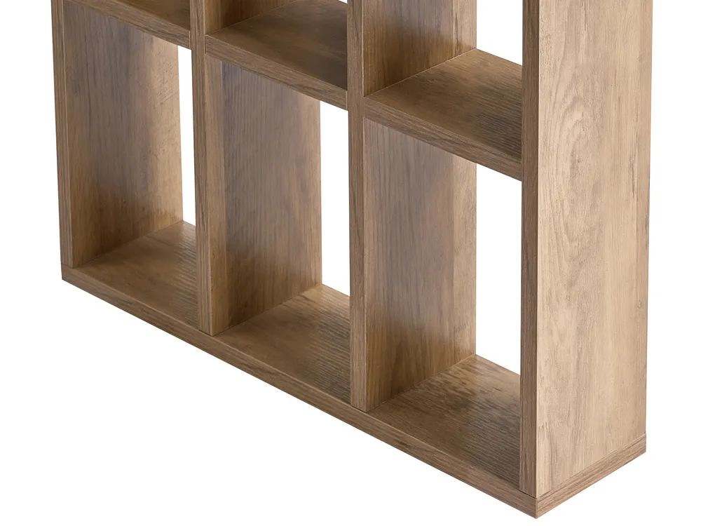 Skrivbord ELURA 120 cm 60 cm med hyllor Ljusbrun_1092003