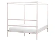 Pylvässänky Metalli LESTARDS 160 x 200 cm Vaaleanbeige_1165347