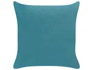 Koristetyynysetti 2 kpl YARROW 45 x 45 cm Sametti Sinivihreä Geometrinen kuvio_857766
