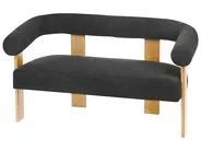Living Room Set ILBRO Boucle Black/ Light Brown_985047