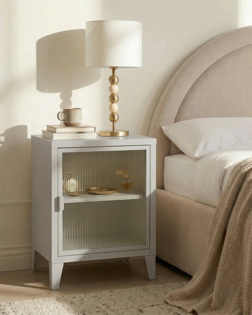 Storage Unit ORETI Metal Light Grey