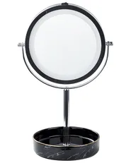 Makeup Mirror LED SAVOIE Black/ Silver_847888