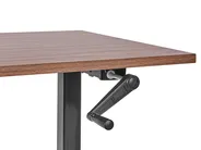 Manuellt höj- och sänkbart skrivbord DESTINES 120 cm 72 cm Brun/ Svart_898885