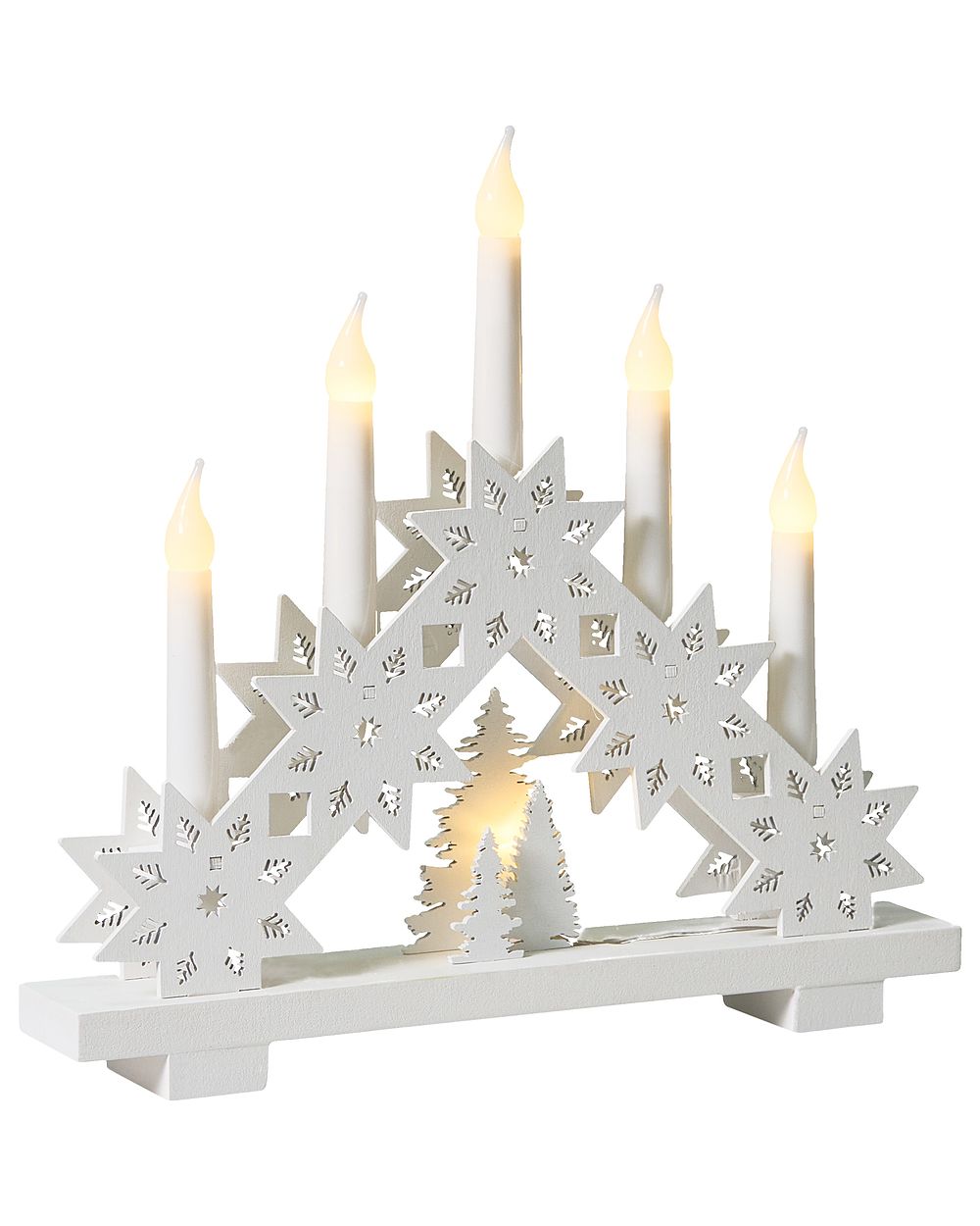 Joulukoriste LED-valo BILLAN 31 cm Valkoinen