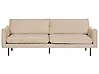 Soffa 3-sits VINTERBRO Sammet Beige