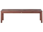Garden Bench TUSCANIA 160 cm Eucalyptus Wood Dark Brown_812766