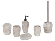Set med badrumstillbehör i 6 delar PALMILLA Keramik Off-White_829822