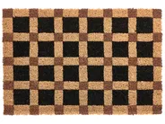 Ovimatto VILLASIS Beige/musta 40 x 60 cm Kookoskuitu_1078965