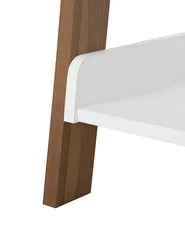 Öppen garderob med 5 hyllor MOBILE TRIO 164 cm Brun/ Vit_727332