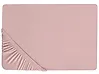 Muotoonommeltu lakana HOFUF 90 x 200 cm Puuvilla Vaaleanpunainen