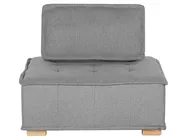 Modular Living Room Set 4 Seater TIBRO Fabric Grey_825910