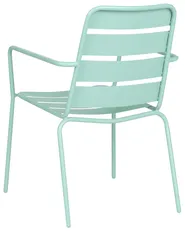 Set of 6 Garden Chairs TERENZO Metal Mint Green_1077665