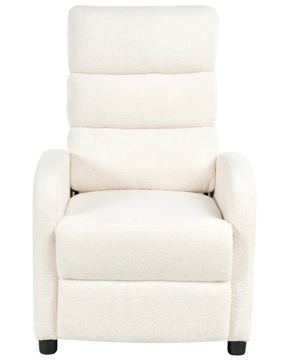 Reclinerfåtölj OTUS Inklusive fotstöd Bouclé Off-White_1003290