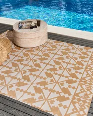 Utomhusmatta BALASORE Beige 80 x 150 cm_992497