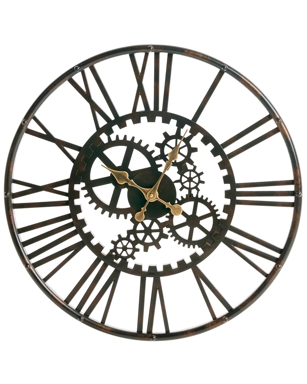 Wall Clock PETRER 60 cm Metal Black