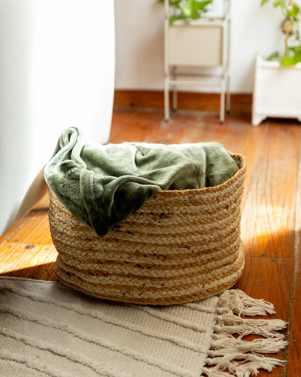 Set of 3 Baskets KAHU Jute Natural_975434