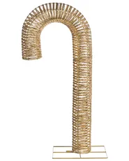 Outdoor Decoration LED HOLMAVIK 74 cm Candy Cane Gold_1015745