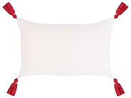 Set of 3 Decorative Cushions XAVIA 30 x 50 cm 45 x 45 cm White Christmas Motif_1164610