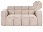 Soffa 2-sits UTANA Bouclé Beige_1057348