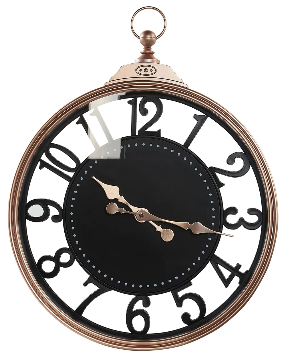 Wall Clock ALLOZA 44 cm Black