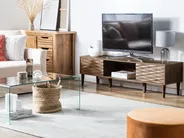 TV Stand KAYAN Dark Brown_753041