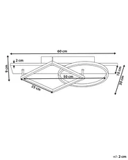 LED Ceiling Lamp AIRE Metal Black_1102933
