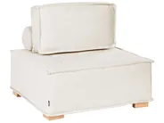 Modular U-Shape Sofa 8 Seater TIBRO Fabric Off-White_1058249