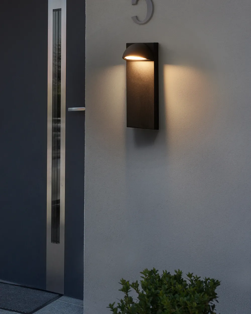 Outdoor LED Wall Light SAJUR Black_1079733