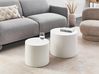 Set of 2 Coffee Tables MANTI White