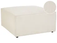 Ottoman LEMVIG Corduroy Light Beige_869298