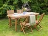 Garden Dining Table PARAGGI 180 cm 90 cm Certified Acacia Wood Brown