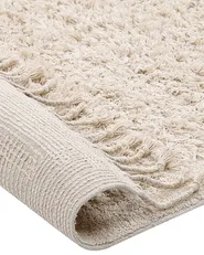 Matta BITLIS Ljusbeige 80 x 150 cm Bomull_837599