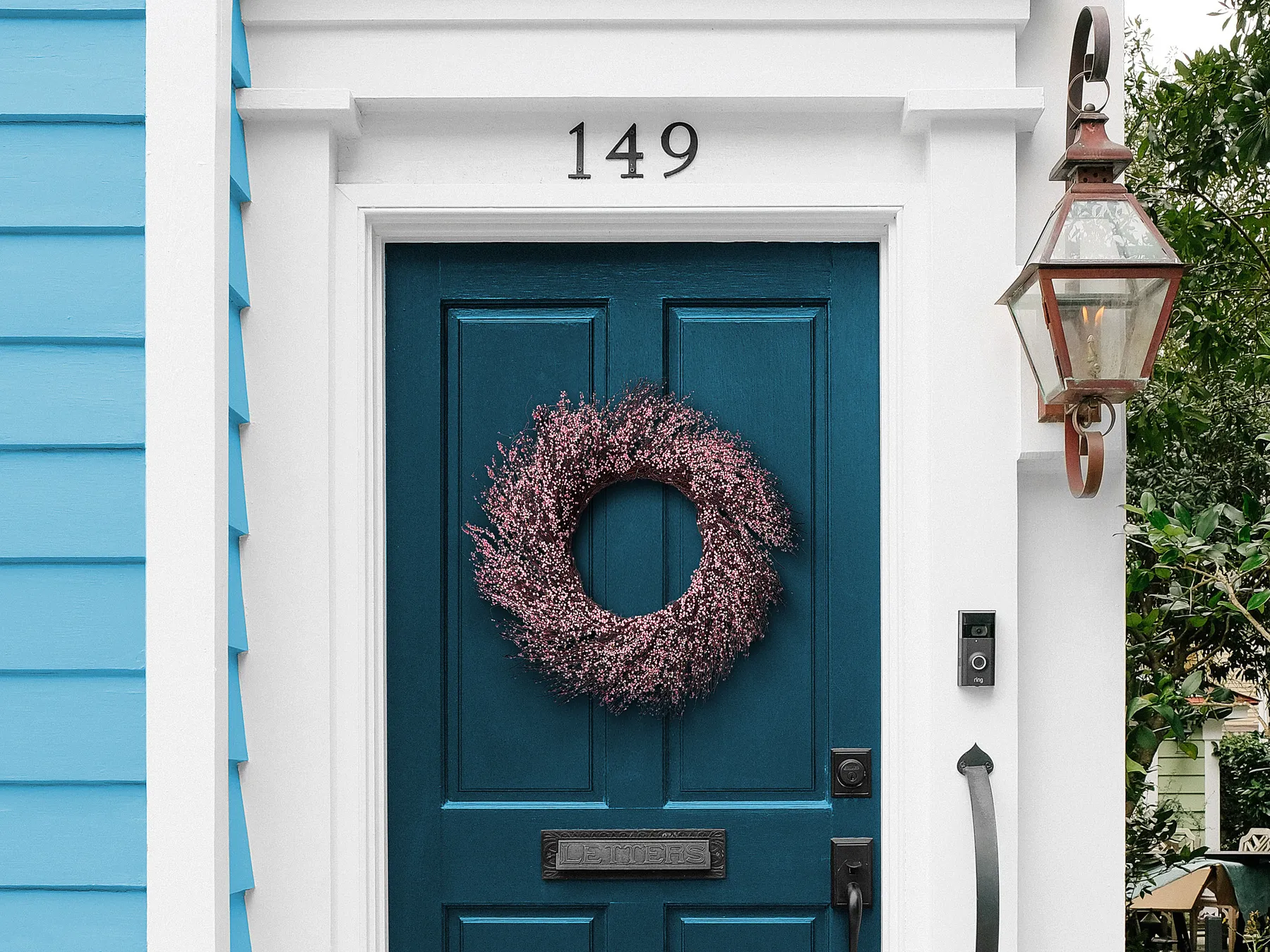 Decorative Wreath GALLETAS 50 cm Pink_798276