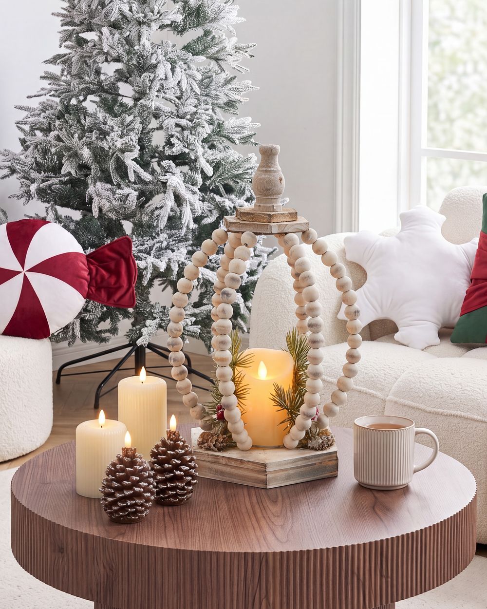 Christmas Decoration LED PAJARVI 40 cm Light Brown