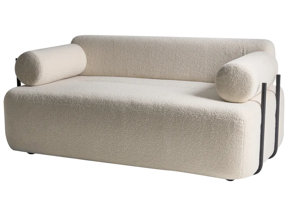 Soffa 2-sits ELVA Bouclé Off-White_1035605