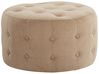 Pouffe TAMPA Velvet Sand Beige