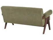 Soffa 2-sits TAMRE Bouclé Grön/ Mörkbrun_985234