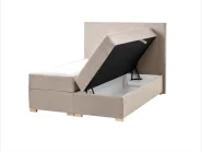 Divan Bed with Storage MAJOR Fabric Taupe 120 x 200 cm (EU Small Double)_1028105