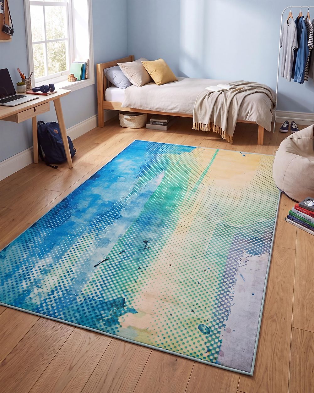 Rug SUSUZ Blue 160 x 230 cm