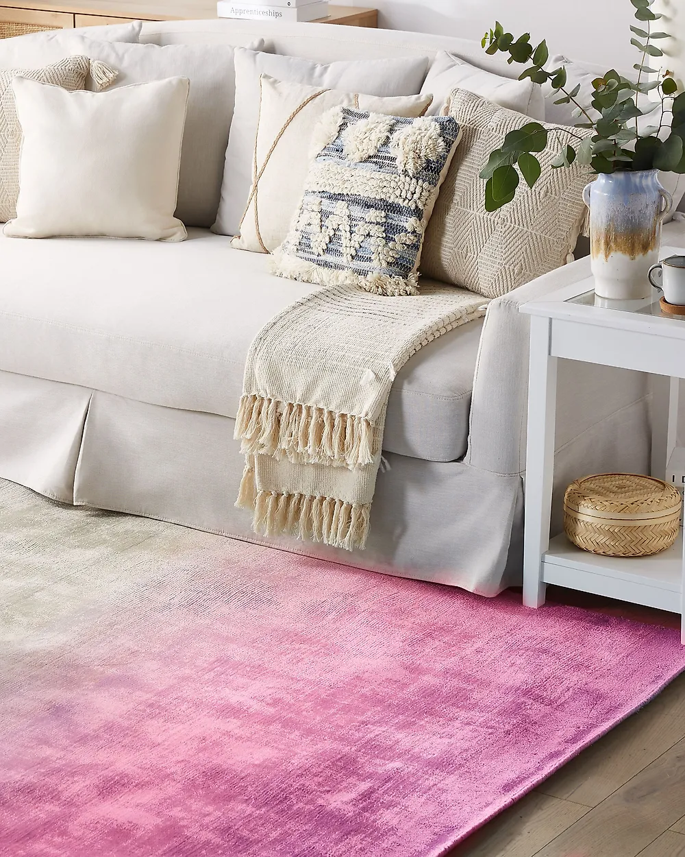 Matta ERCIS Rosa 140 x 200 cm Viskos_1177553