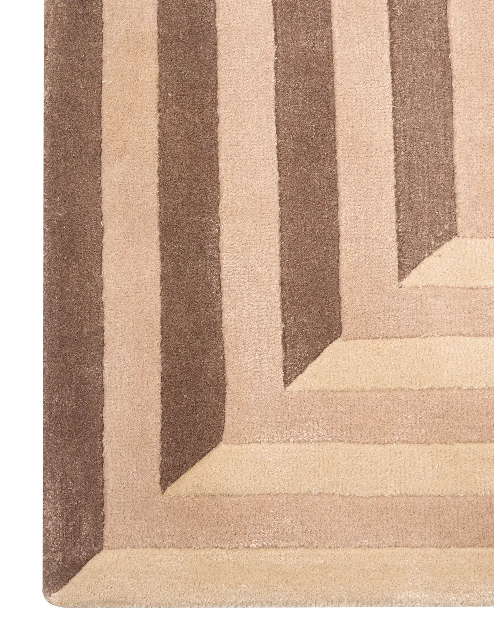 Rug SARAI Beige 160 x 230 cm Viscose_1036902