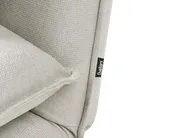 Sofa Bed 2 Seater ROROS Faux Linen Off-White_1038996