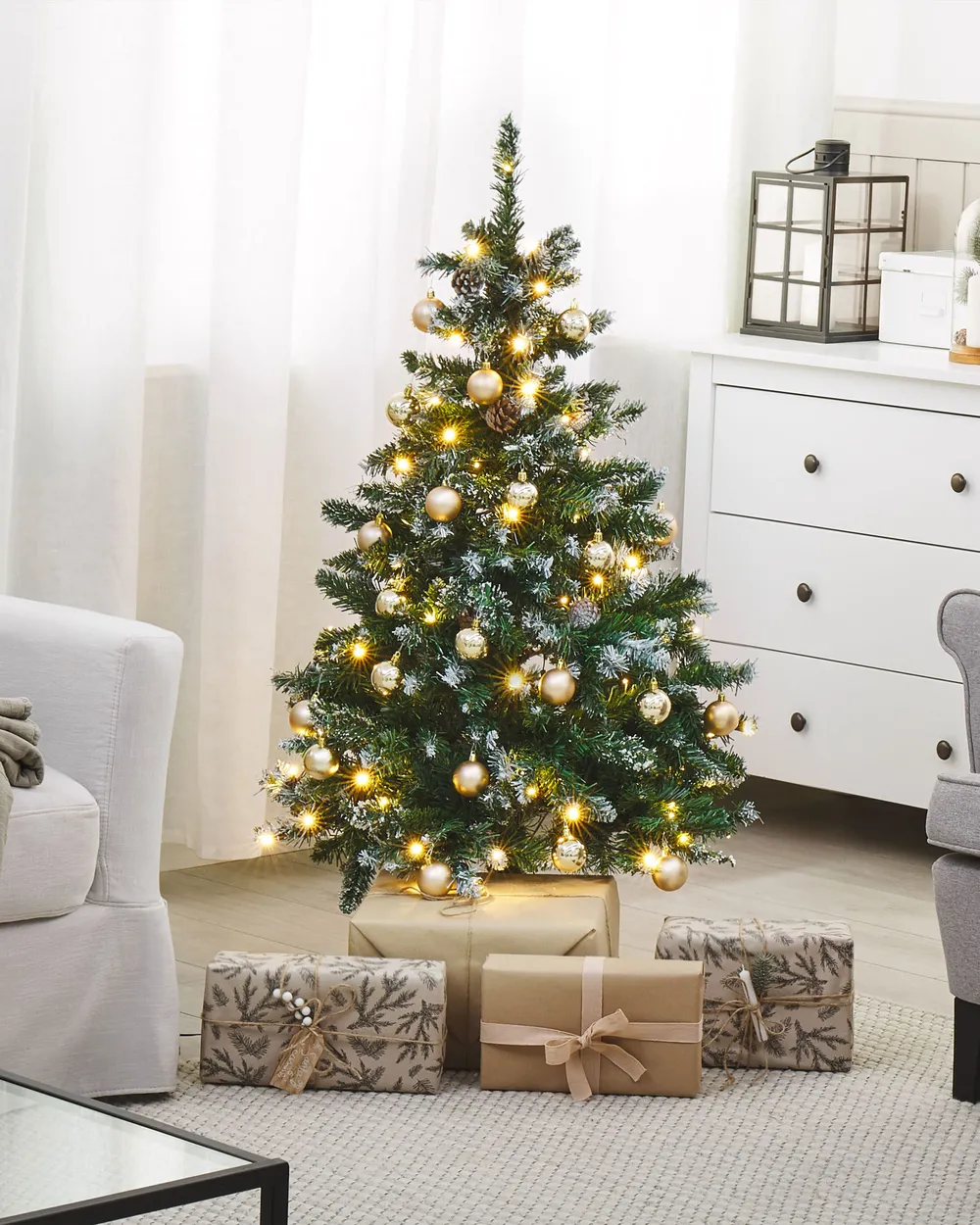 Artificial Christmas Tree LED PALOMAR 120 cm Dark Green