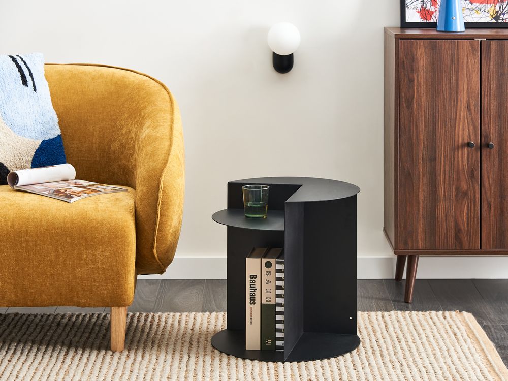 Side Table TAGGART Metal Black