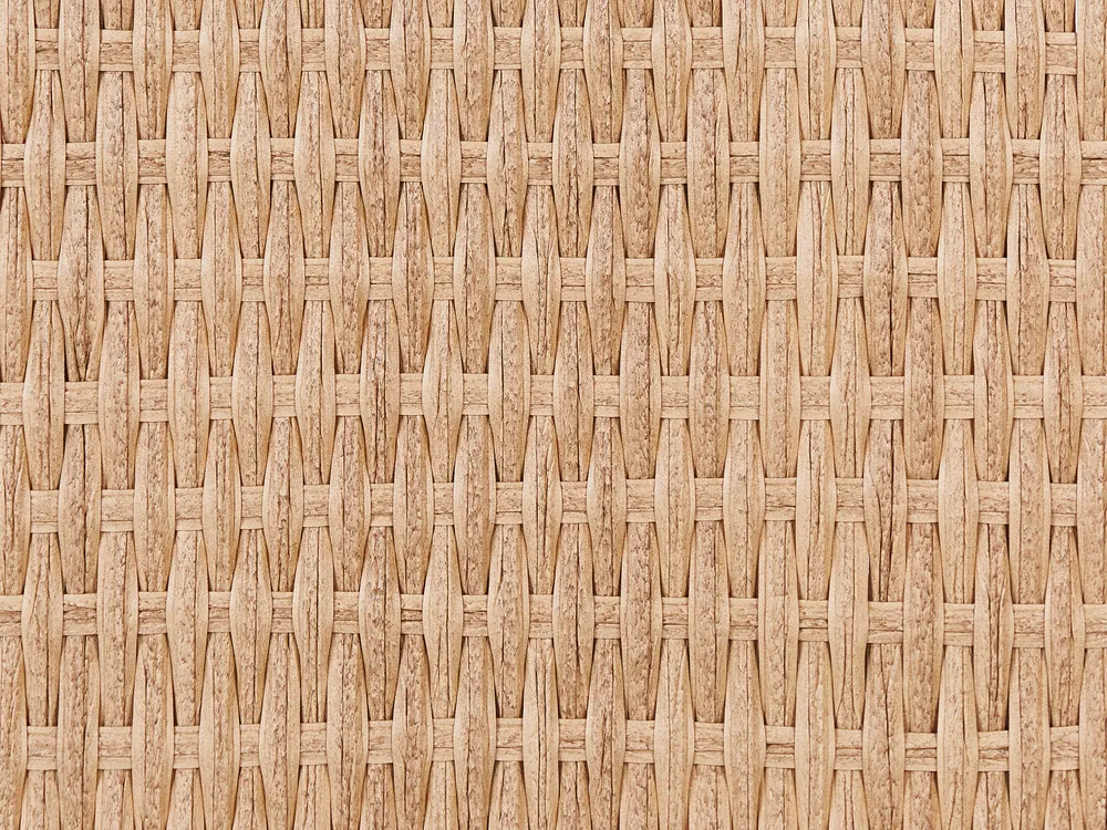 Garden Corner Sofa with Table 4 Seater OLIVERI PE Rattan Beige Left Hand_1073702