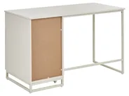 Home Office Desk LEXTON 120 cm 60 cm with Drawers Light Beige_1102607